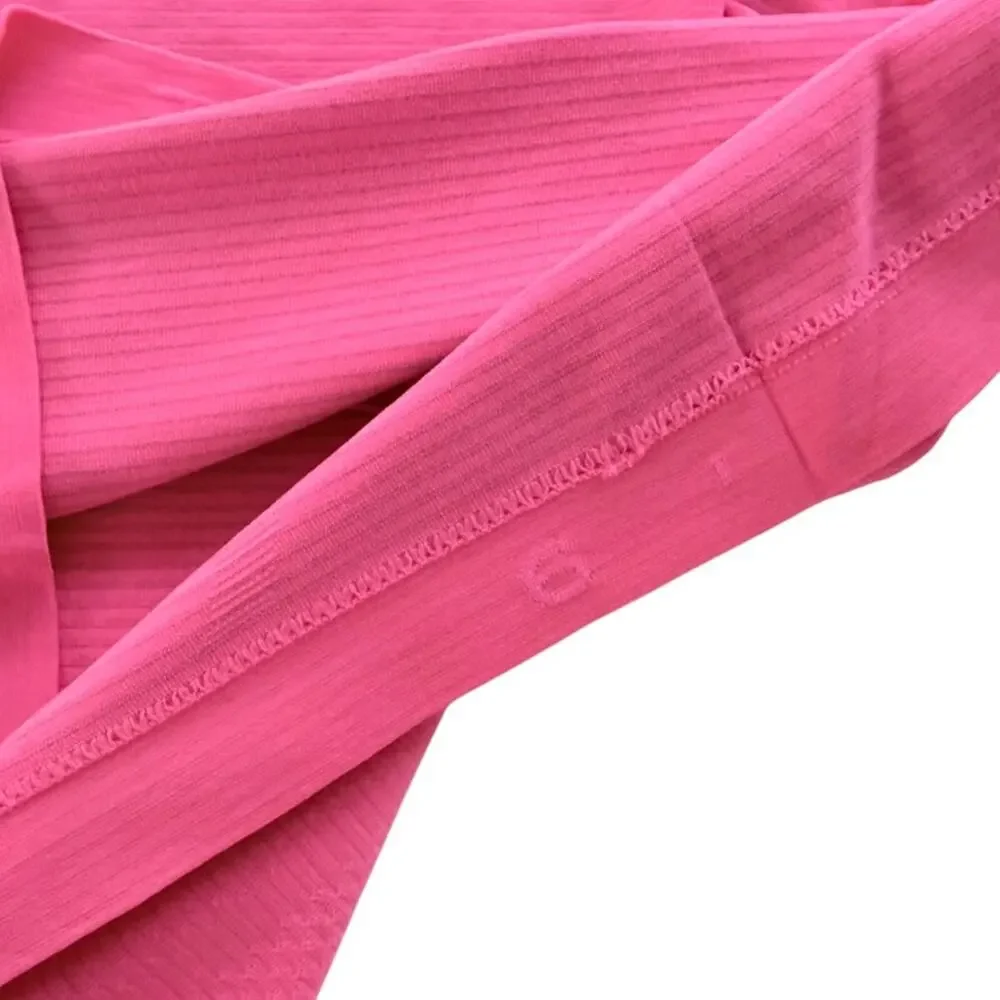 Lululemon Swiftly Tech Long-Sleeve Shirt 2.0 Race Length Sonic Neon Pink Size 6